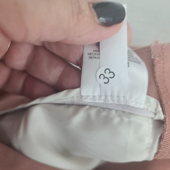 Express Corset style lace up Y2K vibes women's shorts rose pink Mid rise Size 8 - Picture 9 of 9